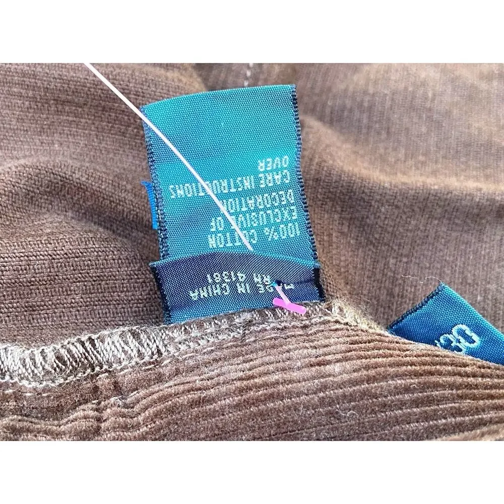 Vintage Polo Ralph Lauren‎ Brown Corduroy Pants 650 Men’s Size 38/30
